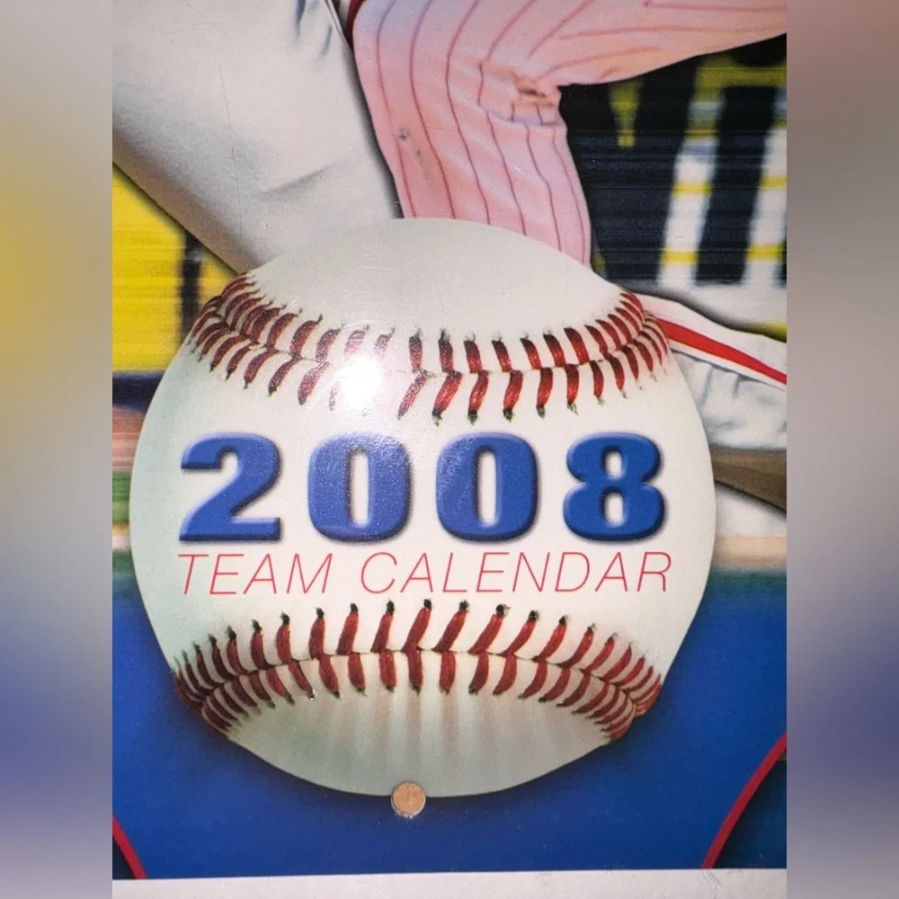 2008 MLB Philadelphia Phillies Team Calendar